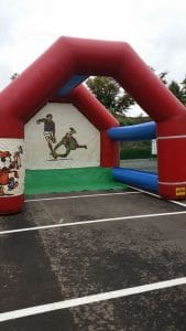 Voetbalhal met Snelheidsmeter is te huur bij Carpe Diem Events & Verhuur uit Sittard, Limburg.