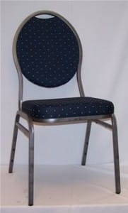 Gestoffeerde Stoel Blauw is te huur bij Carpe Diem Events & Verhuur uit Limburg.