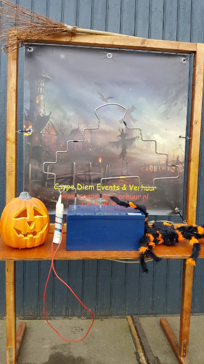 Halloween bibbers bibberdraad spel is te huur bij Carpe Diem Events & Verhuur uit Limburg.