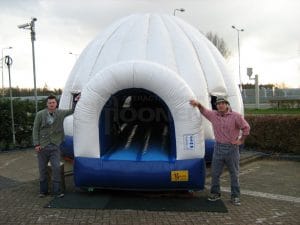 Springkussen Iglo is te huur bij Carpe Diem Events & Verhuur uit Limburg.
