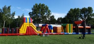 Stormbaan Spider Take Out is te huur bij Carpe Diem Events & Verhuur uit Limburg.