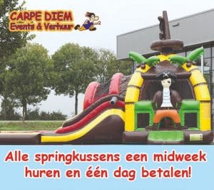 Herfstvakantie aanbieding te huur bij Carpe Diem Events & Verhuur