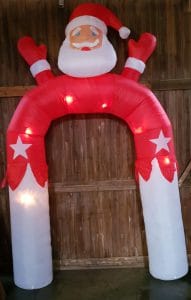Kerstman Boog Opblaasbaar is te huur bij Carpe Diem Events & Verhuur uit Sittard, Limburg.