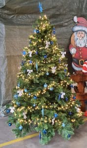 Kerstboom 2.30m Blauw is te huur bij Carpe Diem Events & Verhuur uit Sittard, Limburg.