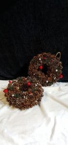 Decoratie kerstkrans is te huur bij Carpe Diem Events & Verhuur uit Sittard, Limburg.