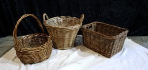 Decoratie Rieten Manden is te huur bij Carpe Diem Events & Verhuur uit Sittard, Limburg.