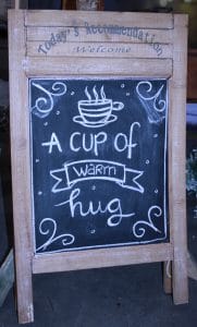 Krijtbord is te huur bij Carpe Diem Events & Verhuur uit Sittard, Limburg.