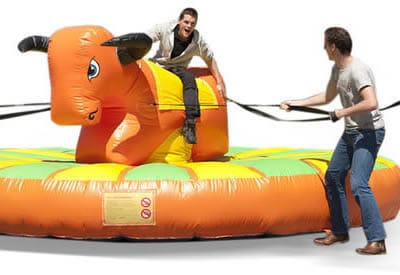 Trekrodeo stier is te huur bij Carpe Diem Events & Verhuur uit Sittard, Limburg.