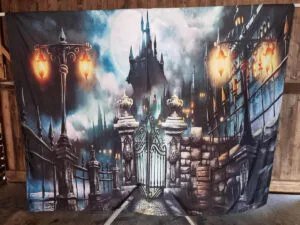 Halloween Griezeldoek Kerkhof is te huur bij Carpe Diem Events & Verhuur uit Sittard, Limburg.