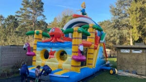 Nieuwe Attractie Beach Run 10mtr. bij Carpe Diem Verhuur uit Sittard.