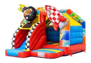 Springkussen te huur in Sittard type Combo met glijbaan